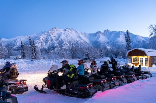 Photo Snowmobile rider