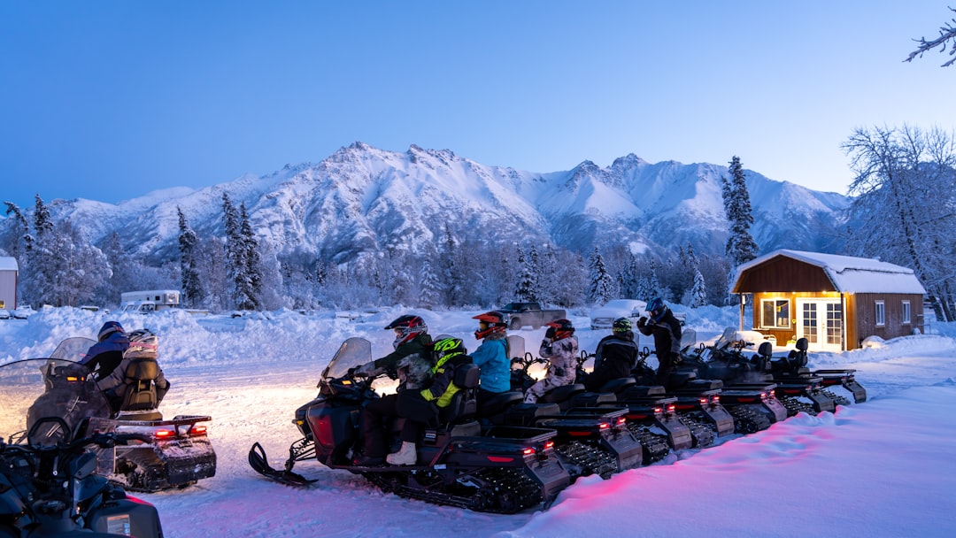 Photo Snowmobile rider